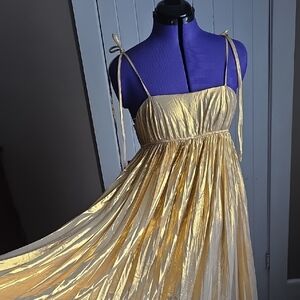 Vici Gold Maxi Dress